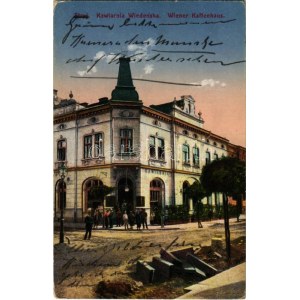 1917 Stryi, Stryj, Strij; Kawiarna Wiedenska / Wiener Kaffeehaus / Viennese café (EK)