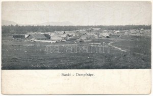 1915 Syanky, Sianky, Sianki; Dampfsäge / steam saw, sawmill + 