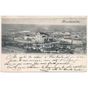 1899 (Vorläufer) Terebovlia, Trembowla, Terebovlya; widok ogólny z żydowską częścią miasta na pierwszym planie ...