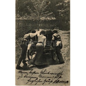 1903 Lerobbant az autó / Zepsuł się zabytkowy automobil (EK)
