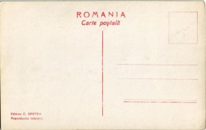 Román népviselet / Folklore romeno. Edit. C. Sfetea (EK)