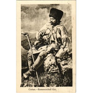 Cioban / Rumänischer Hirt / Erdélyi folklór, román juhász / Transylvanian folklore, Romanian shepherd (fl...