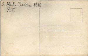 1916 SMS SAIDA Osztrák-Magyar Haditengerészet Novara-osztályú gyorscirkáló matróz zenekara / Rapidkreuzer K.u.K...