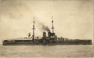 SMS Viribus Unitis - K.u.k. Kriegsmarine. Phot. A. Beer, F.W Schrinner Pola 1914. (Rb)