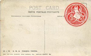 SMS Viribus Unitis - K.u.k. Kriegsmarine. Fotografie. A. Beer, F.W Schrinner Pola 1914. (Rb)