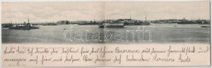 1904 Pola, Pula; K.u.K. Kriegsmarine, Kriegshafen. Dep. M. Clapis / osztrák-magyar haditengerészeti kikötő és hajógyár...