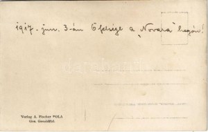 1917 SMS NOVARA cs. és kir. haditengerészet Helgoland-osztályú gyorscirkáló fedélzete IV...