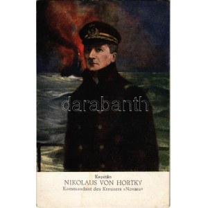Horthy Miklós az osztrák-magyar haditengerészet SMS Novara gyorscirkáló kapitánya / Kapitän Nikolas von Horthy...