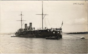1911 SMS SZIGETVÁR Osztrák-Magyar Haditengerészet Zenta-osztályú védett cirkálója / K.u.K. Kriegsmarine / Austro...