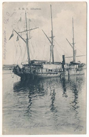 1912 SMS Albatros, K.u.k. Kriegsmarine Schraubenkannonenboot. G. Fano, Pola 1909-10. 158.