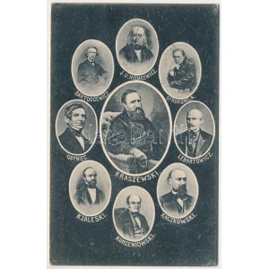 1906 Józef Ignacy Kraszewski, Julian Ursyn Niemcewicz, Władysław Syrokomla, Teofil Lenartowicz, Zygmunt Kaczkowski...