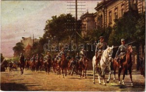 1916 Mackensen vezérezredes bevonulása Lubinba / Weltkrieg 1914-1915. Generał-Oberst v. Mackensen Einzug in Lublin ...