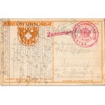 Frühling 1915. Oficjalna karta Rote Kreuz, Kriegshilfsbüro, Kriegsfürsorgeamt...