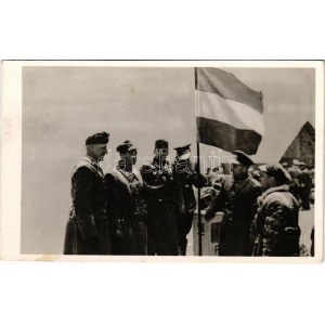 1939 Vereckei-hágó, Veretskyy pereval, Verecke Pass, Serednioveretskyy; Magyar...