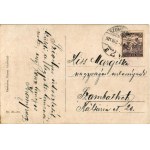 1921 Üdvözlet a Krampusztól / Krampus greeting. Art Nouveau, Pantophot Vienne Nr. 22-201. (EK)