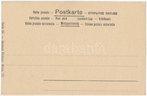 Signora Art Nouveau. Philipp & Kramer Wiener Künstler-Postkarte Serie III/1. s: Max Kurzweil...