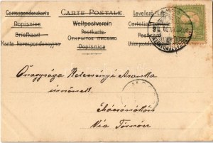 1902 Párizsi hölgy / Paryska dama. Secesyjna seria 769. Nr. 5. litho s: Basch Árpád (fl)
