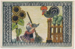 Magyar népélet / Hungarian folk art s: Kardos Böske (fl)