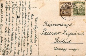 1921 Magyar népélet / Ungarische Volkskunst s: Kardos Böske (EK)