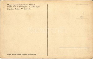 Magyar stylustanulmányok IV. Áldókert. Magyar Adorján kiadása (Zelenika, Dalmácia 1914) / Ungarische Studien ...