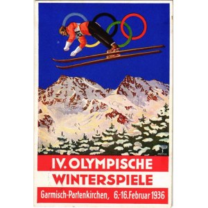 1936 Garmisch-Partenkirchen IV. Olympische Winterspiele / 1936. évi téli olimpiai játékok / Winter Olympics in Garmisch...