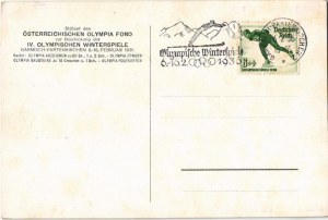 1936 Garmisch-Partenkirchen IV. Olympische Winterspiele / 1936. évi téli olimpiai játékok / Jeux olympiques d'hiver à Garmisch...