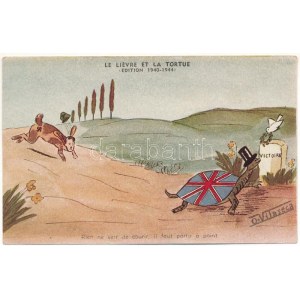 Le Lievre et La Tortue (Edizione 1940-1944). Rien ne sert de courir, il faut partir a point ...