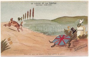 Le Lievre et La Tortue (Ausgabe 1940-1944). Rien ne sert de courir, il faut partir a point ...