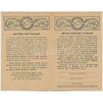 Amerikai segítő raktárak. Kinyitható képeslap a karácsonyi csomagokról / American Relief Administration Warehouses...