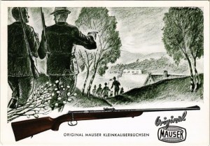 Original Mauser Kleinkaliberbüchsen / Német fegyver reklám, vadász puska ...