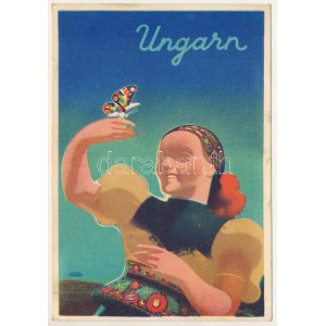 Ungarn / Magyar turisztikai reklám / Campagne touristique hongroise, propagande, folklore s : Konecsni