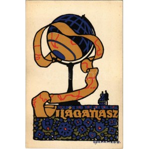 Világatlasz reklám / Hungarian publishing house advertisement s: Szekeres B.