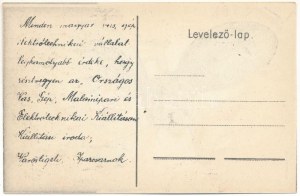 1923 Budapeszt, Országos Vas-, Gép-, Malom és Elektrotechnikai Kiállítás. Bruchsteiner és fia litho ...