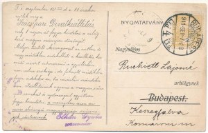 1911 Szűcsipari Divatkiállítás Budapesten, reklámlap / Węgierska Wystawa Mody Kuśnierskiej, reklama s: Seidner ...