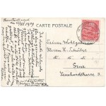 1909 Mr. et M-me L. Blériot en automobile / Louis Blériot és felesége Alice Véderes Blériot egy autóban (EK...