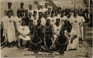 Jeux Olympiques de 1924 - Natation Équipe des États-Unis / 1924. évi nyári olimpiai játékok Párizsban...
