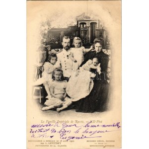 1902 La Famille Impériale de Russia / Ruská královská rodina: Mikuláš II., Alexandra Fjodorovna (Alix Hesenská)...