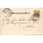 1898 (Vorläufer) Ferenc József szecessziós lap / Franz Joseph. C. Pietzner Art Nouveau, floral (EK) + Jubiläums...