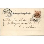 1898 (Vorläufer) Ferenc József szecessziós lap / Franz Joseph. C. Pietzner Art Nouveau, floreale (EK) + Jubiläums...