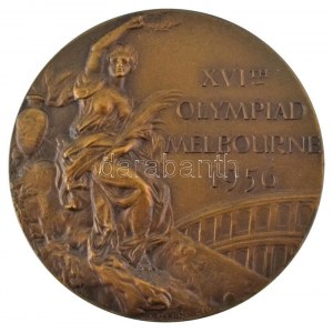 Ausztrália 1956. Olimpiai Bronzérem, előlapján K. G. Luke Ltd. gyártói jelzéssel...