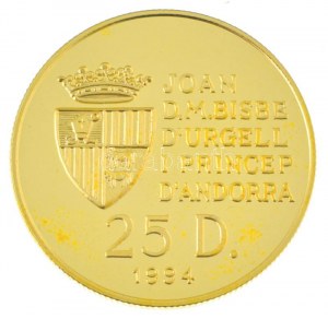 Andorre 1994. 25D Au 