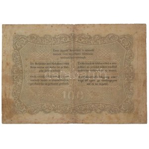 1848. 100Ft Kossuth bankó, 64075 sorszámmal T:VG / Węgry 1848. Banknot 100 forintów Kossuth banknote, z 64075...