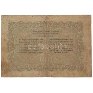 1848. 100Ft Kossuth bankó, 64075 sorszámmal T:VG / Maďarsko 1848. 100 forintov Kossuth banknot, s 64075...