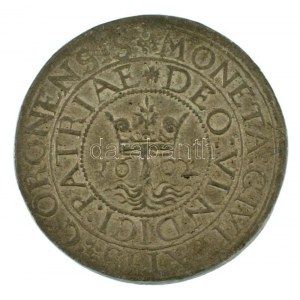 Erdély Fejedelemség / Brassó 1602. Tallér ón Báthory Zsigmond (24,46g) T:VF / Principato di Transilvania ...