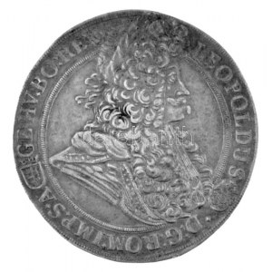 1693K-B Tallér Ag I. Lipót Körmöcbánya (25,15g) T:XF patiniert Ungarn 1693K-B Thaler Ag Leopold I Kremnitz ...