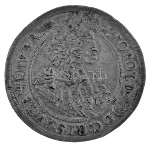 1694K-B Féltallér Ag I. Lipót Körmöcbánya (14,27g) T:VF / Maďarsko 1691K-B 1/2 Thaler Ag Leopold I Kremnitz (14,27g...