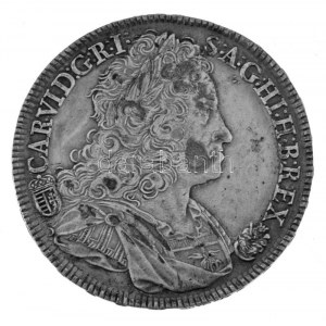 1734K-B Tallér Ag III. Károly Körmöcbánya (28,8g) T:XF patina / Hungary 17343K-B Thaler Ag Charles III Kremnitz (28...