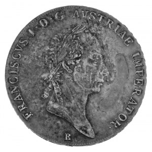 1825B Tallér Ag I. Ferenc Körmöcbánya (28,11g) T:XF patiniert Ungarn 1825B Thaler Ag Franz II Kremnitz (28,11g) C...