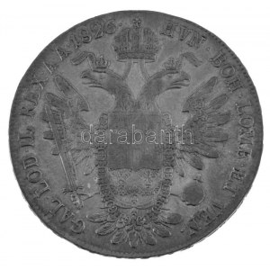 1826B Tallér Ag I. Ferenc Körmöcbánya (27,97g) T:AU Ungarn 1826B Thaler Ag Franz I Kremnitz (27,97g) C:AU Huszár...