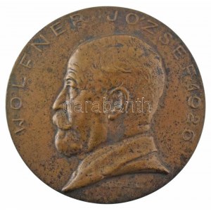 Kisfaludi Strobl Zsigmond (1884-1975) 1926. Wolfner József egyoldalas bronz emlékérem (85mm) T:XF patyna ...